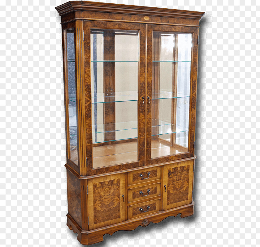 Glass Display Case Cabinetry Drawer Bookcase PNG