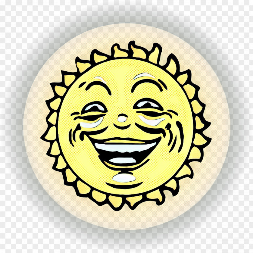 Laugh Oval Smiley Face Background PNG