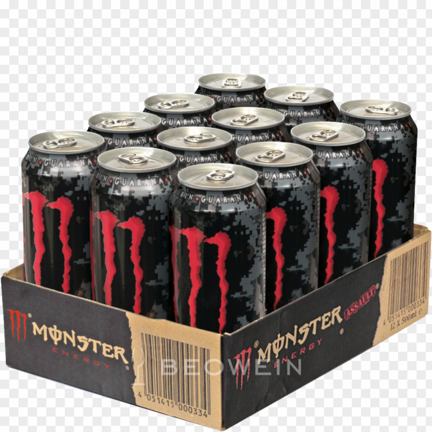 Monster Energy Company Drink Can Taurine PNG