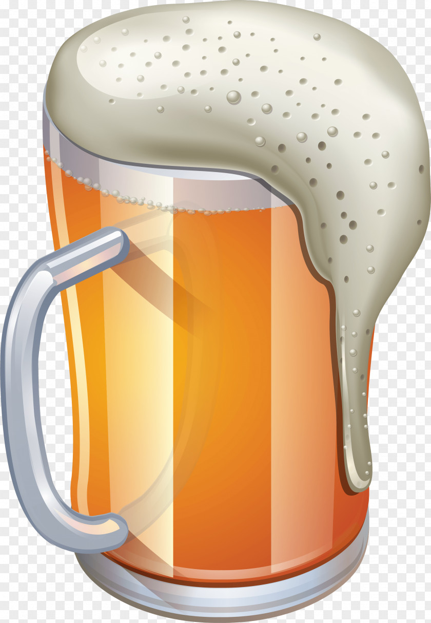 Wheat Root Beer Glasses Clip Art PNG