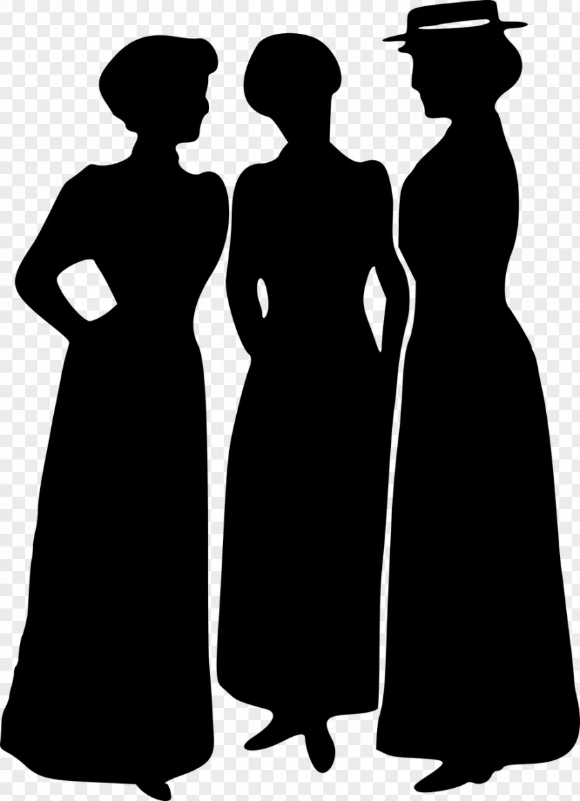 Woman Silhouette Online Chat Clip Art PNG
