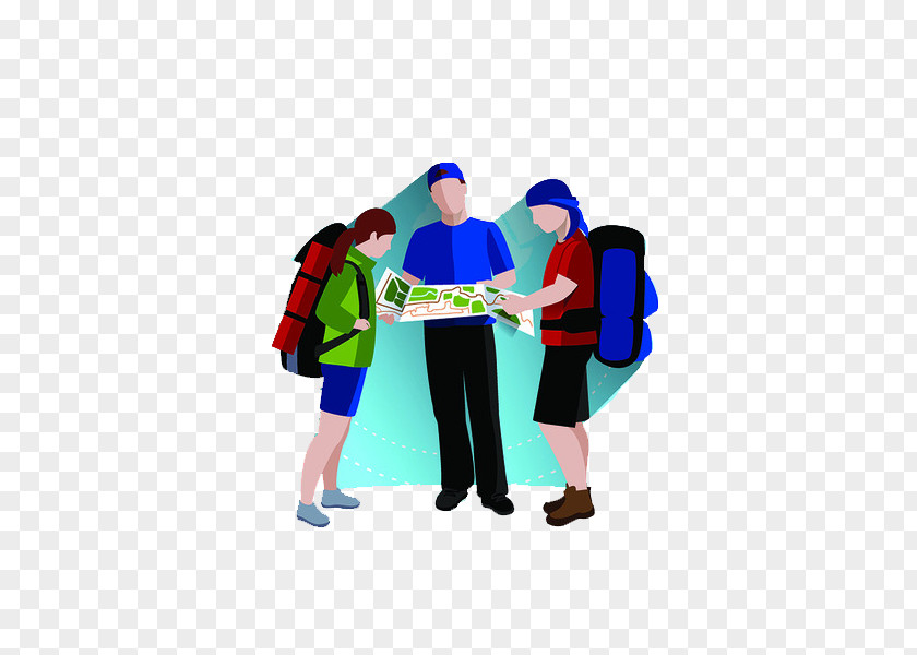 Field Meeting Travel Illustration PNG