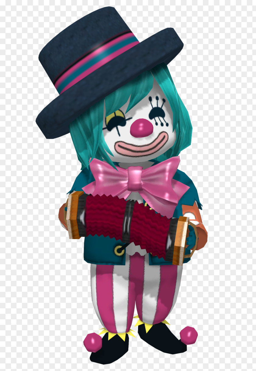 Hatsune Miku Pierrot Miku: Project DIVA Arcade MikuMikuDance Clown PNG