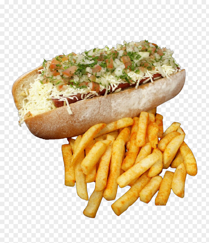 Hot Dog French Fries Coney Island Fast Food Junk PNG