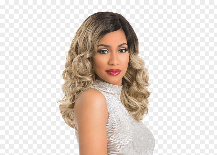 Lace Wig Blond Artificial Hair Integrations PNG