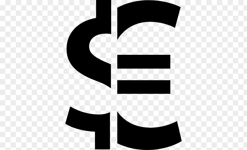 Building Silhouette Currency Symbol Euro Sign Dollar Bank PNG