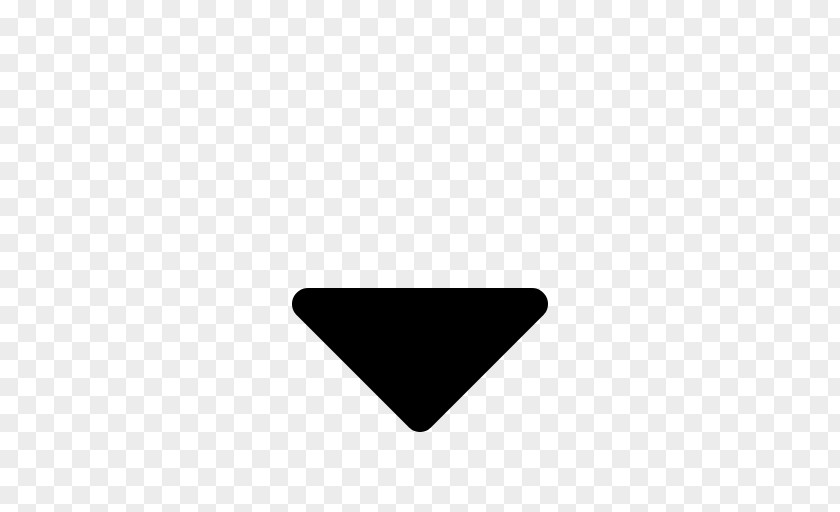 Down Arrow Rectangle Triangle Font PNG