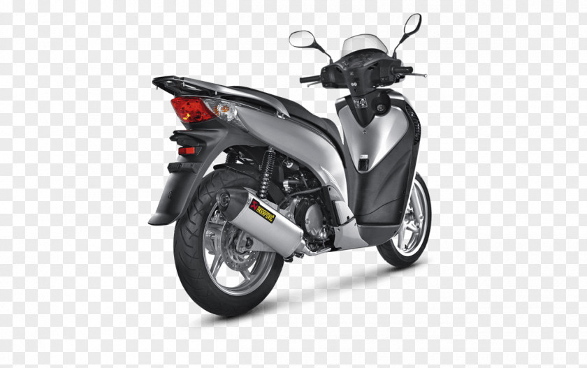 Honda Exhaust System SH150i Scooter Akrapovič PNG