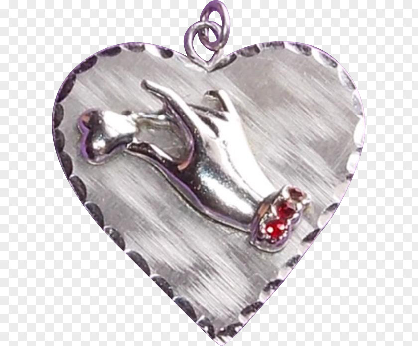 Sterling Silver Cross With Praying Hands Locket Heart M-095 Jewellery PNG