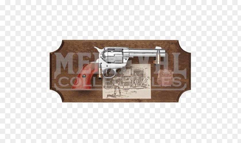 Valentine's Day X Display Wyatt Earp Revolver Gun Colt Single Action Army Pistol PNG