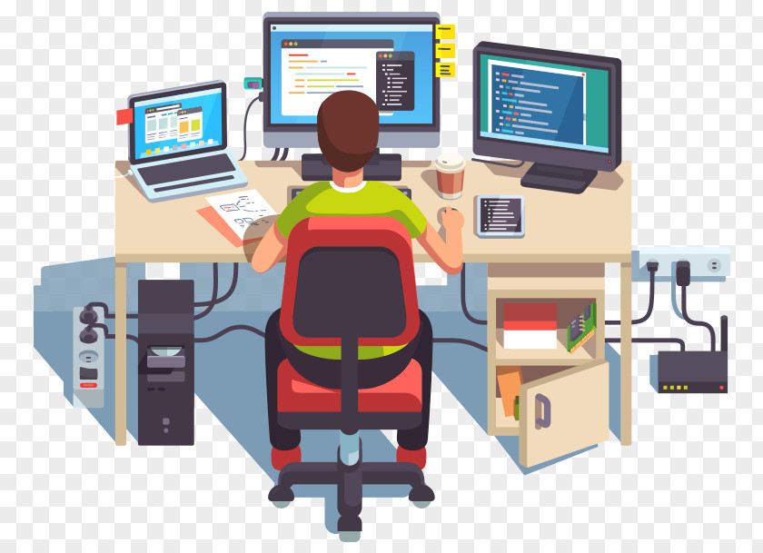 Architectural Engineer Vector Material Programmer Computer Programming Laptop Professional PNG