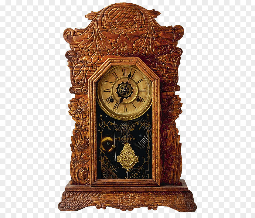 Clock Floor & Grandfather Clocks Black Forest Cuckoo Antique PNG