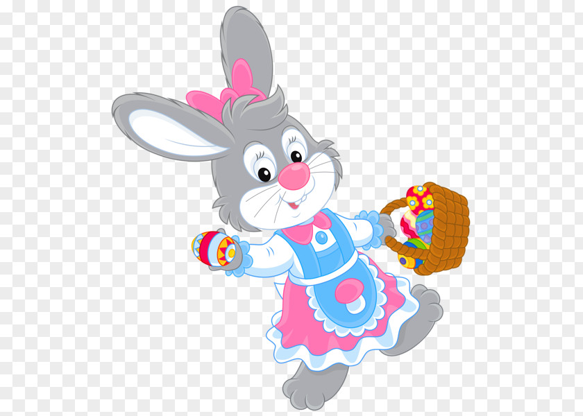 Easter Rabbit Bunny Egg Clip Art PNG