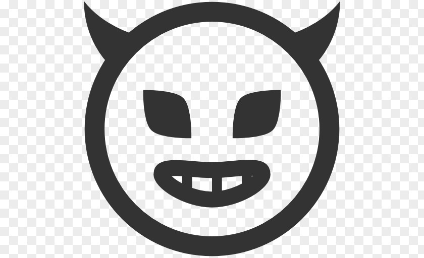 Evil Transparent Background Emoticon Icon PNG