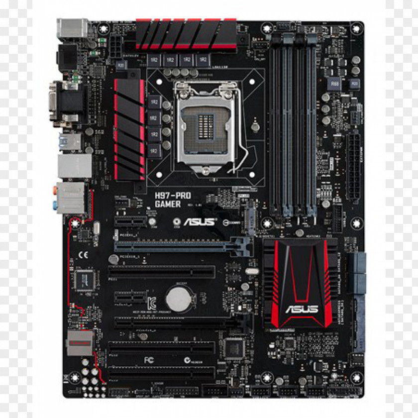 Intel LGA 1150 Motherboard ASUS H97-PRO GAMER PNG