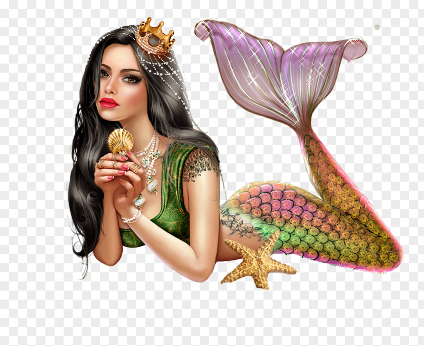Mermaid The Little Drawing Art Image PNG