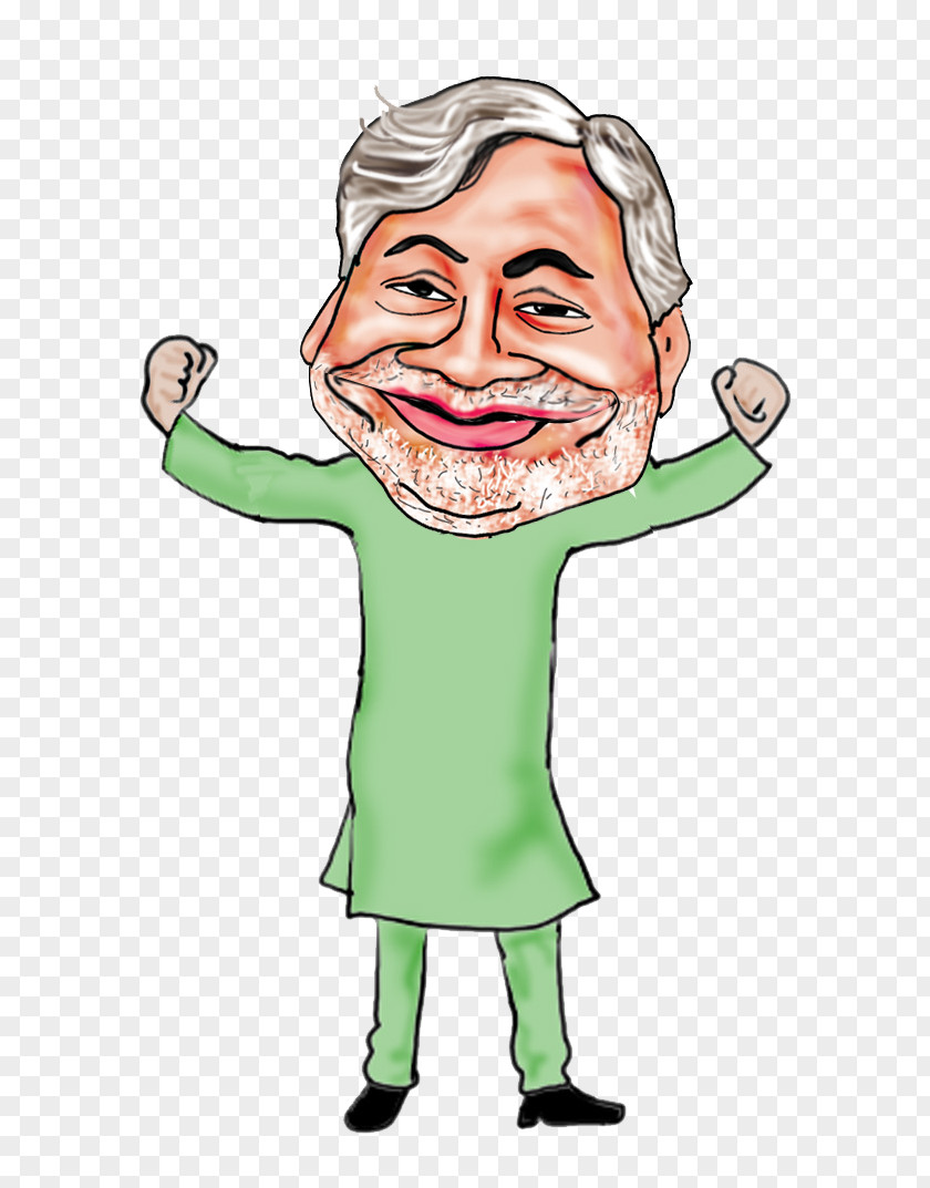 Balasaheb Thakre Caricature Cartoon Bihar Laughter PNG
