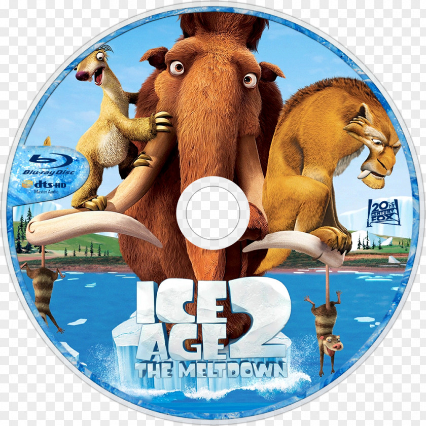 Ice Age: Dawn Of The Dinosaurs Scrat Sid Blu-ray Disc PNG
