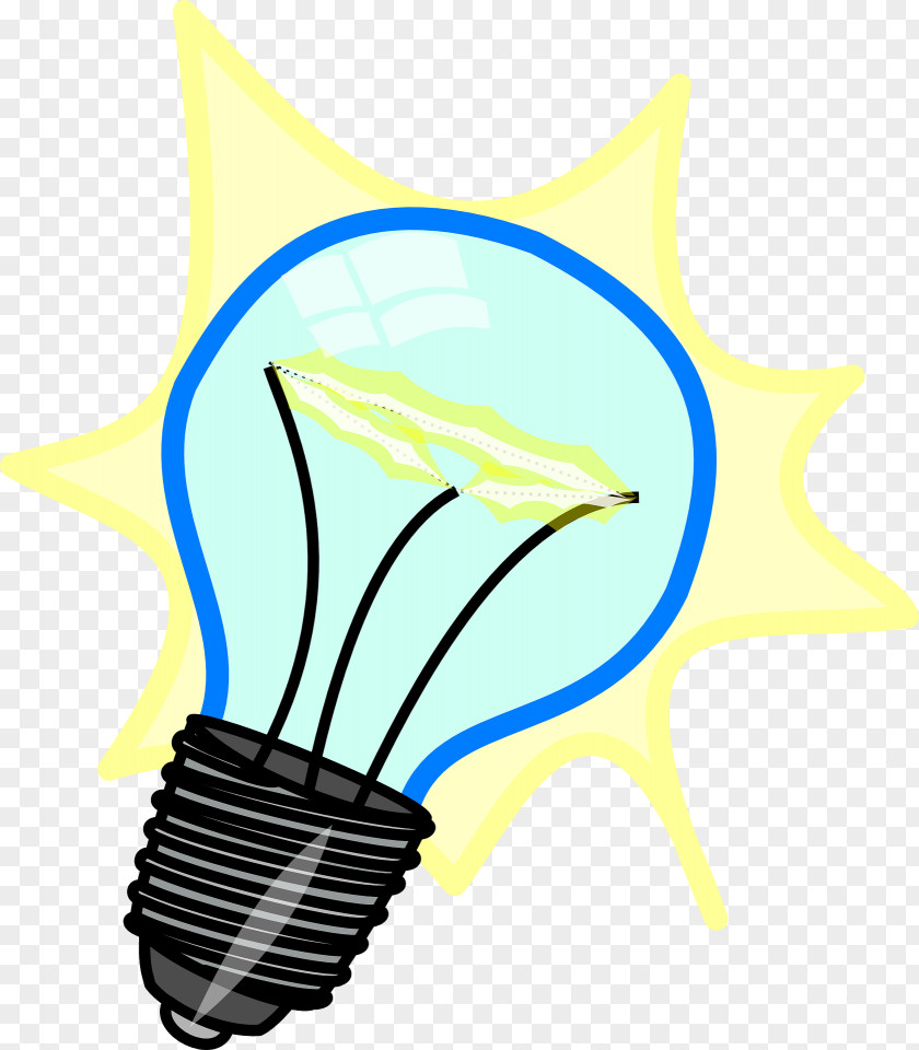 Powered Light Bulb Incandescent Free Content Clip Art PNG