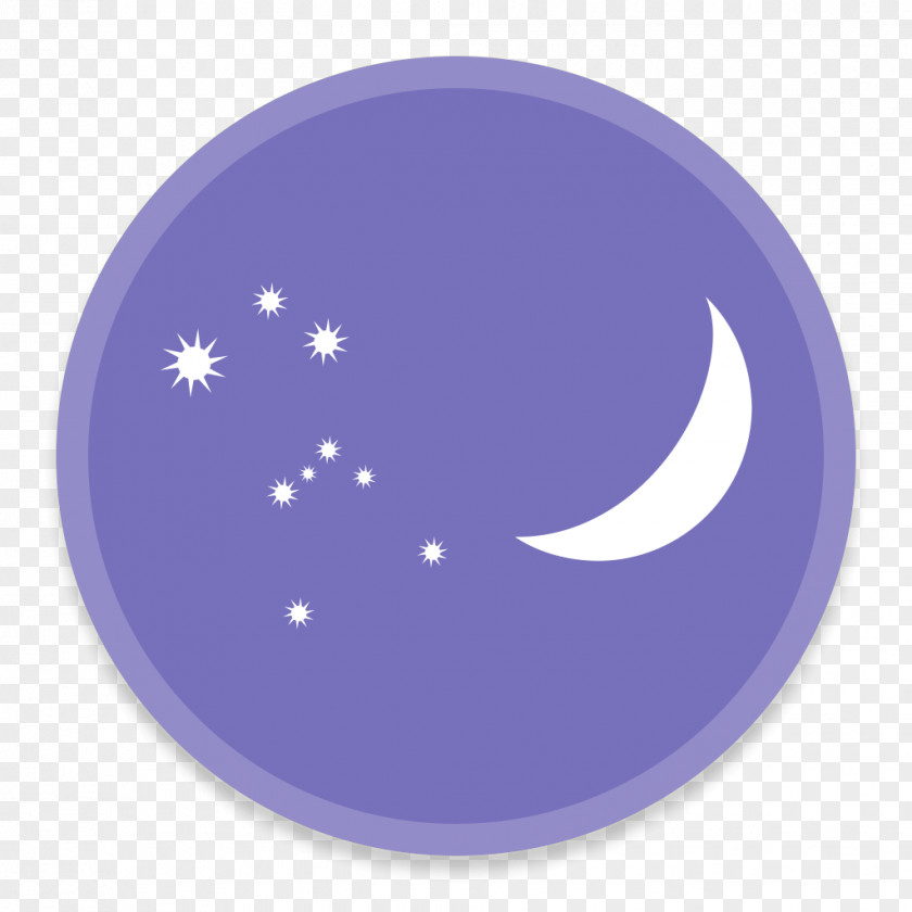 Stellarium Purple Symbol Sky Crescent Violet PNG