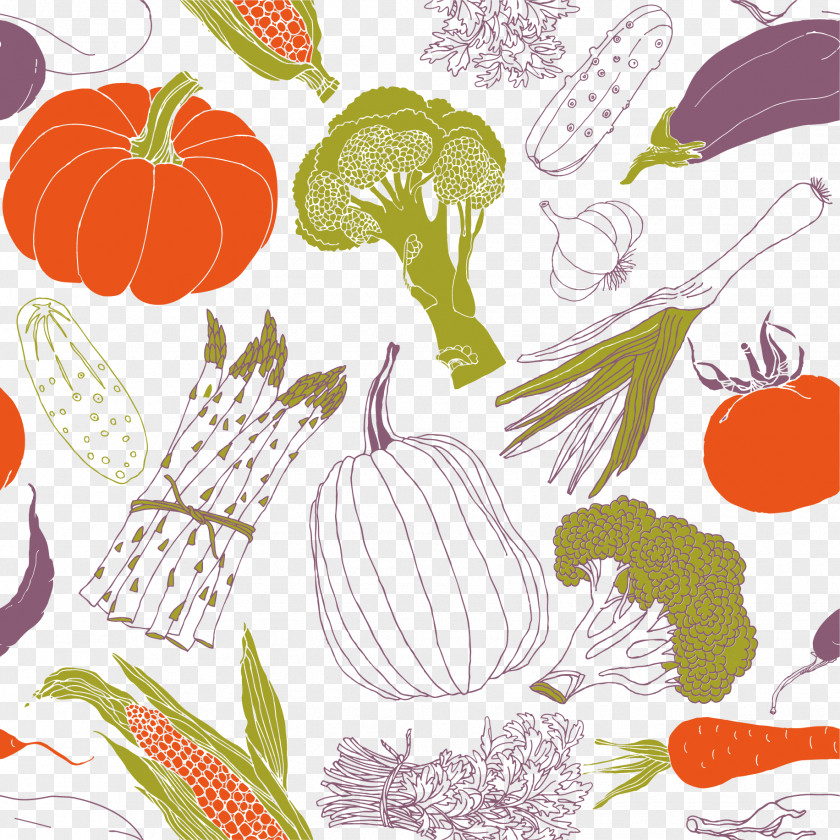 Watercolor Vegetable Wallpaper Paris Locavore Food Illustration PNG