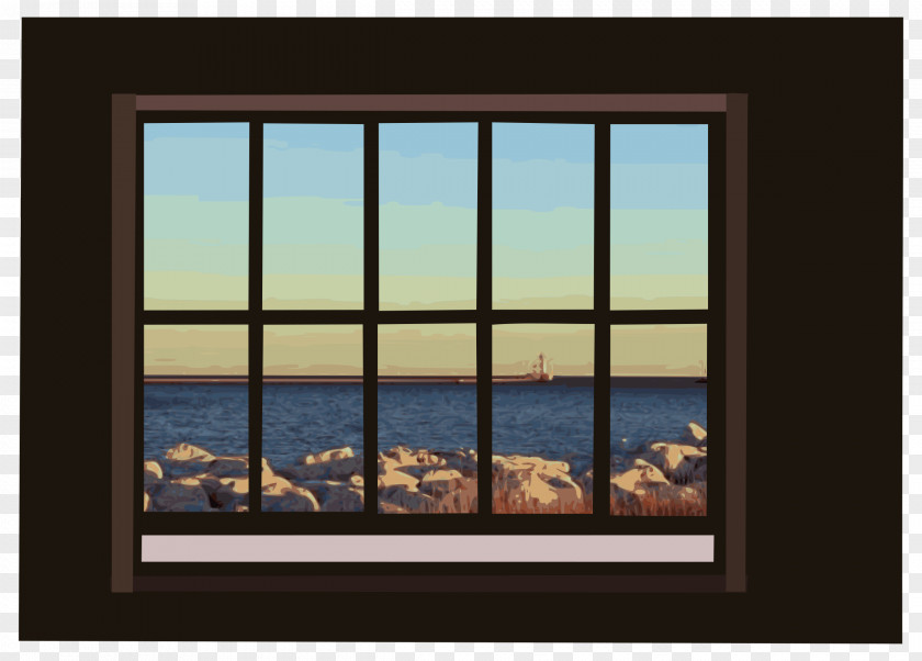 Window Ocean Clip Art PNG