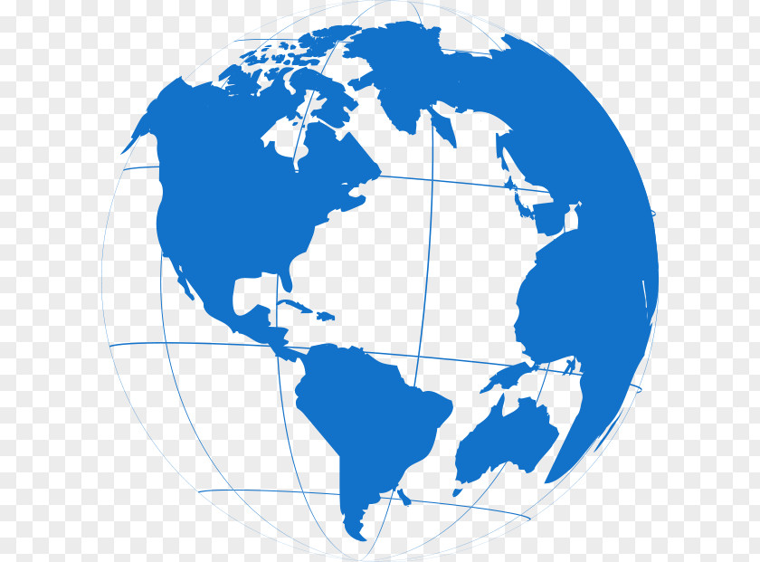 World Map Globe United States Of America PNG