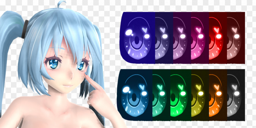 Eye Iris Cat's MikuMikuDance Texture Mapping PNG