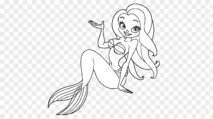 Mermaid Creative Haven Owls Coloring Book Ariel Child PNG