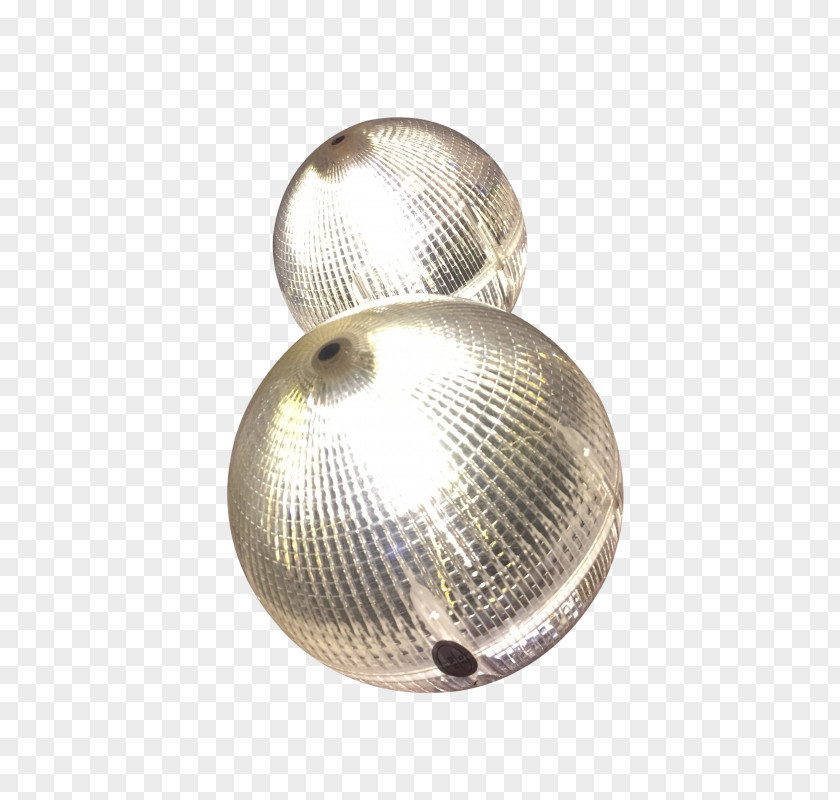 Garden Lights Metal 01504 Silver Material Sphere PNG