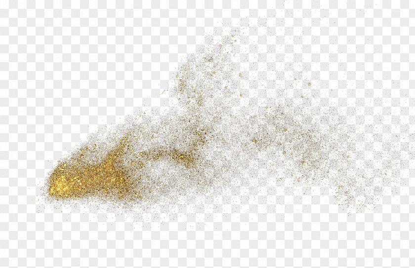 Golden Dust Explosion Material White Pattern PNG
