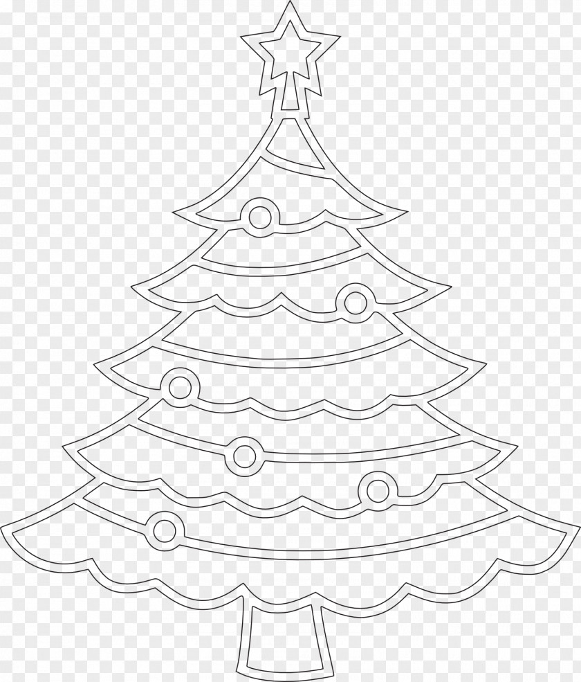 Watercolor Christmas Tree Blue Black And White PNG