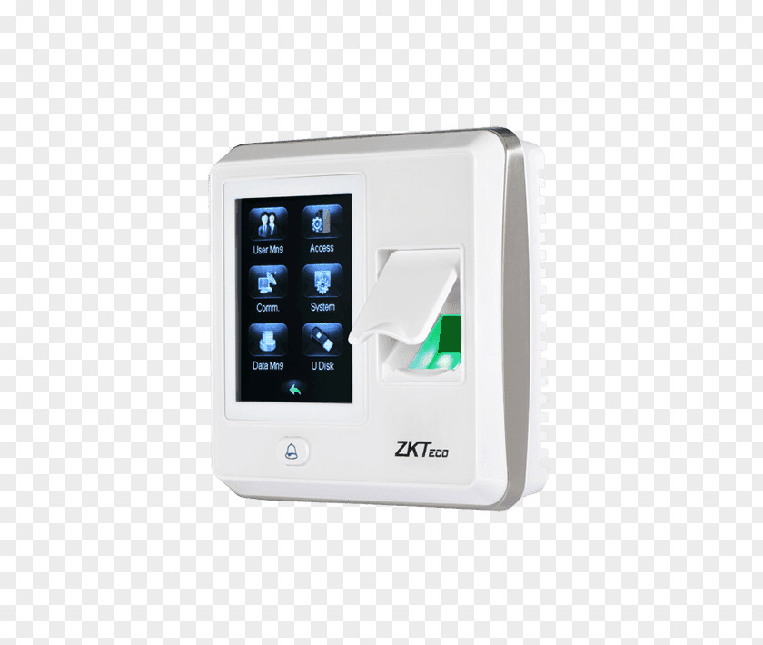 Access Control Zkteco Fingerprint Computer Software System PNG