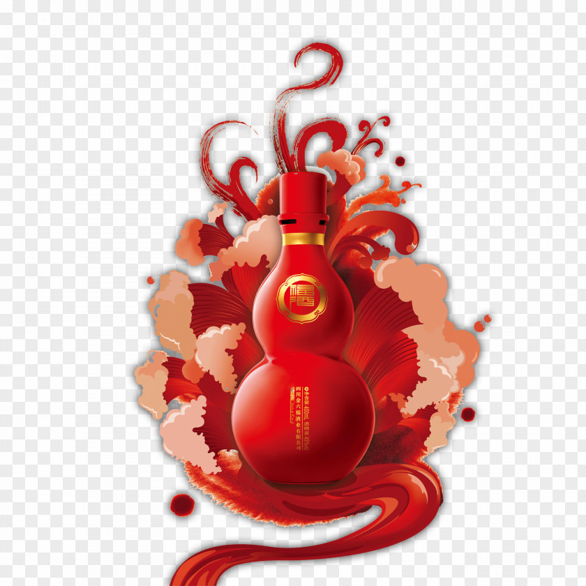 Chinese Red Wine China Bottle PNG