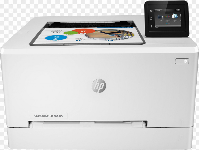 Hewlett-packard Hewlett-Packard HP LaserJet Pro M254 Multi-function Printer Laser Printing PNG