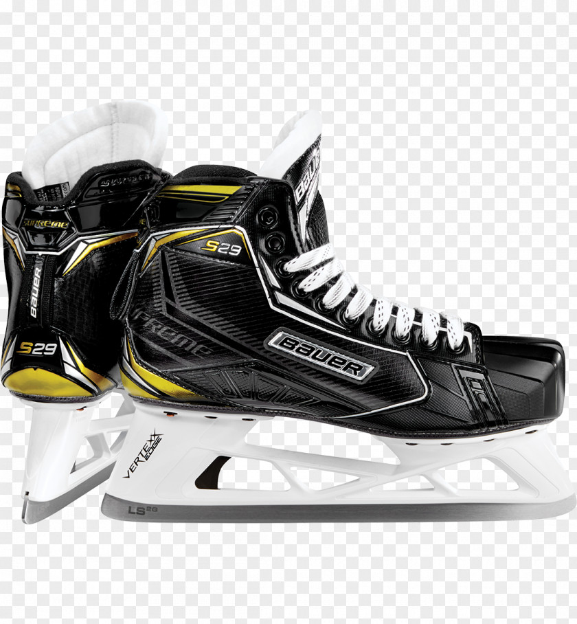 Ice Skates Goaltender Hockey Goaltending Equipment Bauer PNG