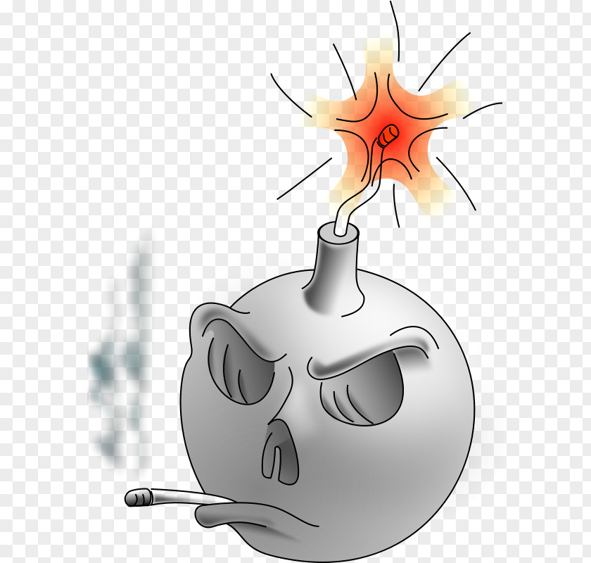 Lit A Bomb Explosion Cartoon Grenade Clip Art PNG
