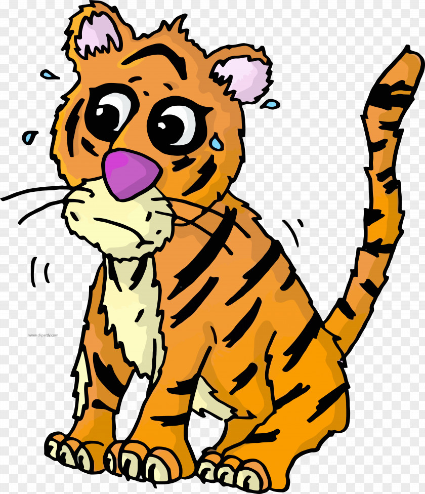 Brown Tiger Clip Art Image Illustration Tigger PNG