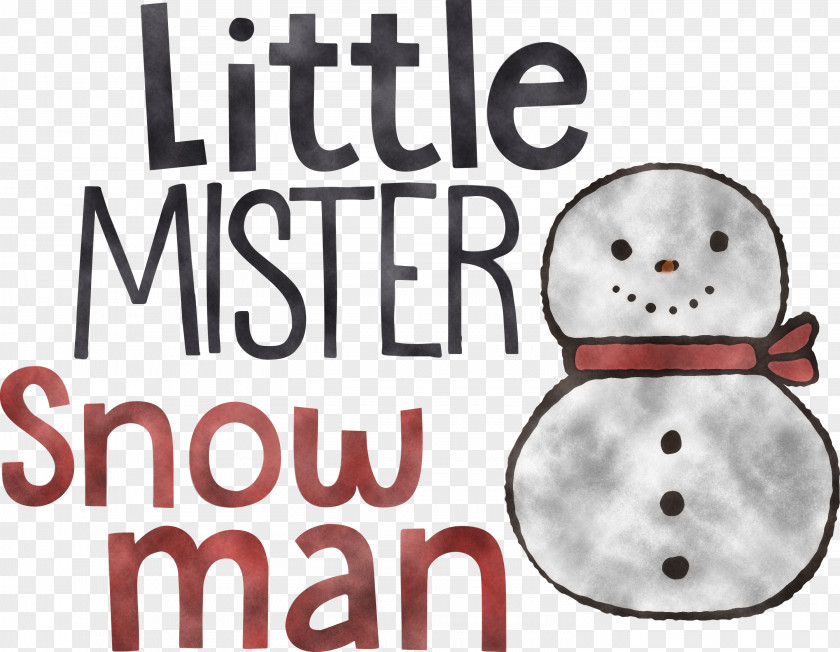 Little Mister Snow Man PNG