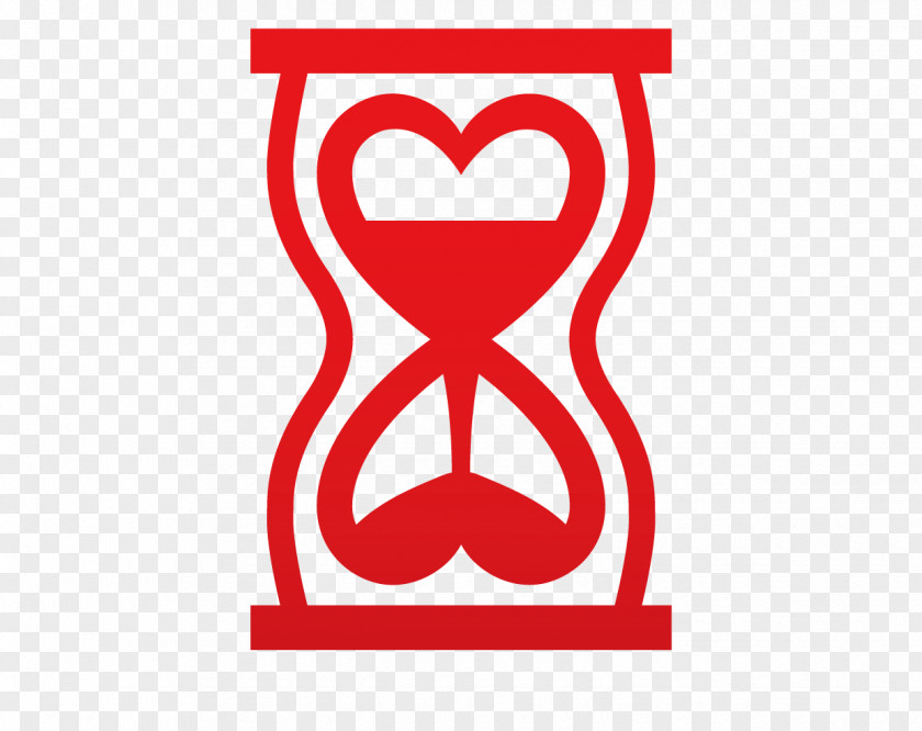 Red Hourglass Vector Material Euclidean Illustration PNG