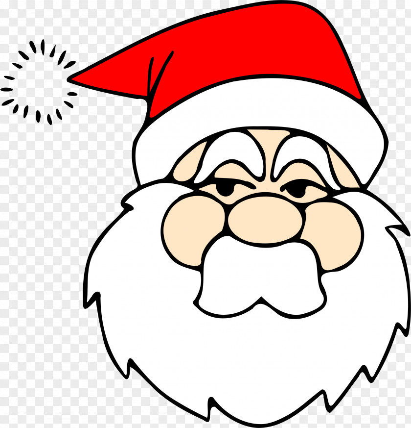 Santa Drawing Cliparts Rudolph Claus Christmas Father Clip Art PNG