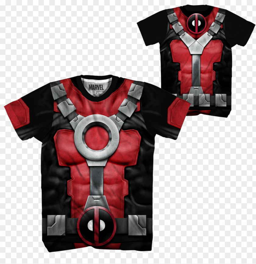 T-shirt Long-sleeved Deadpool Spider-Man PNG