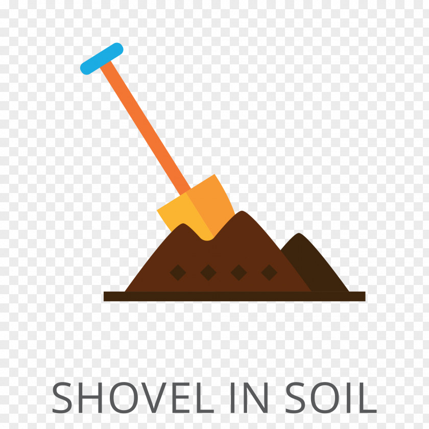 Vector Shovel Soil Icon PNG