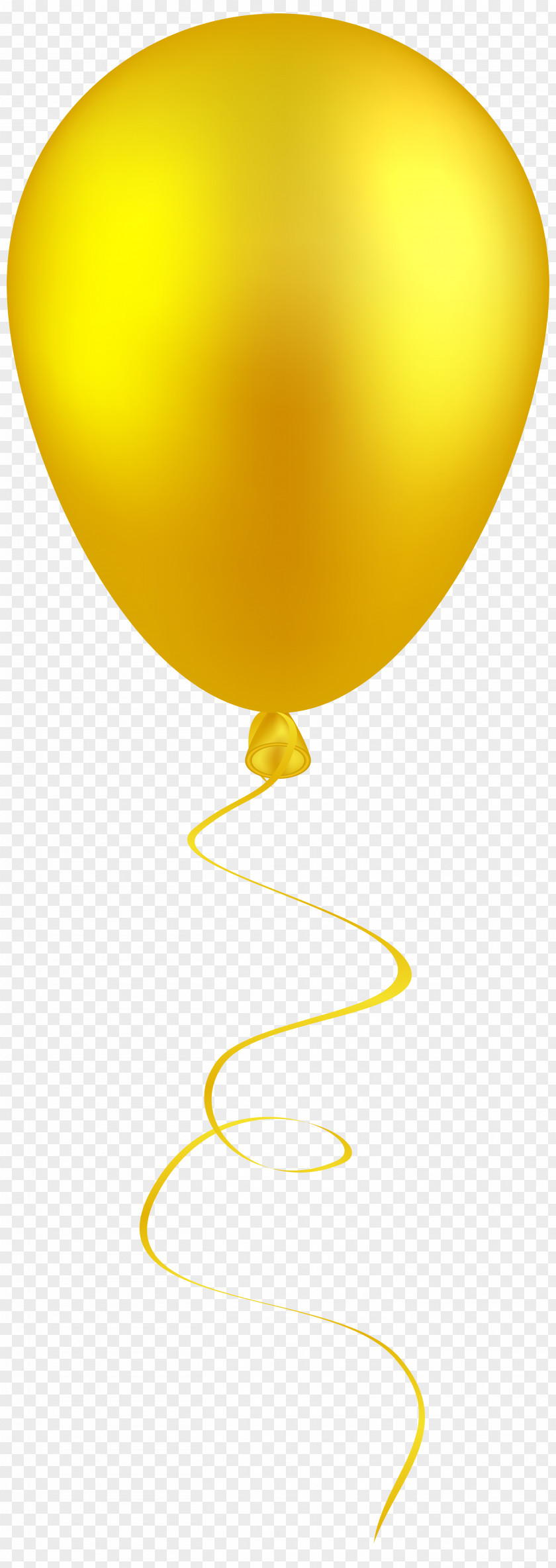 YELLOW Balloon Clip Art PNG