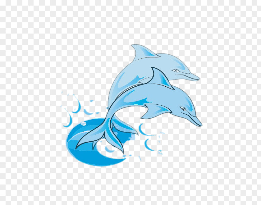Blue Dolphin Bottlenose Clip Art PNG