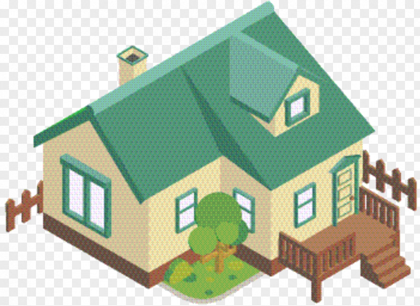 Cottage Building Real Estate Background PNG