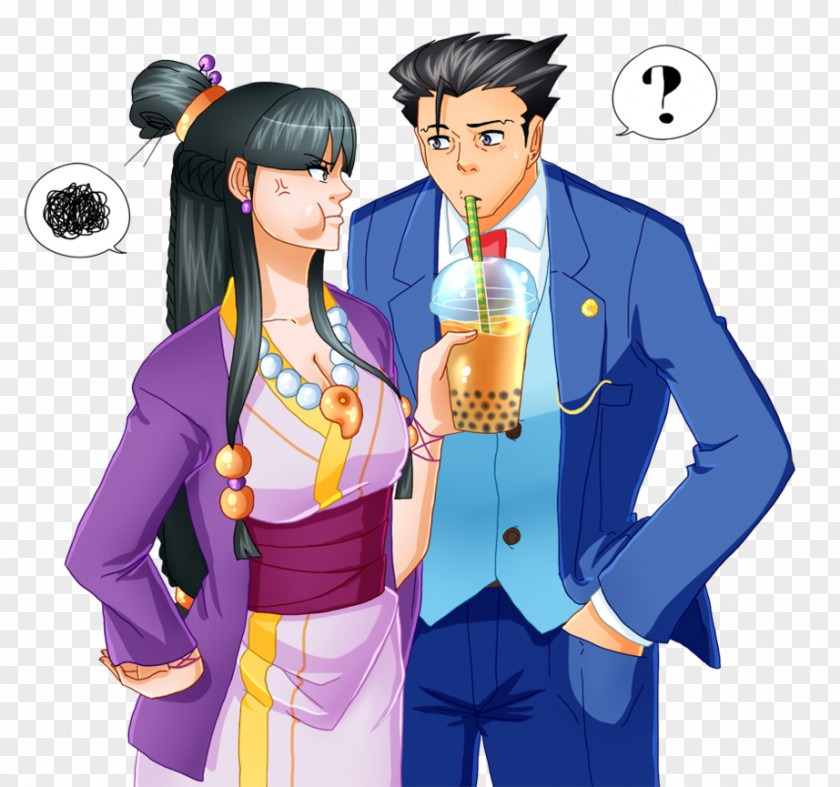 Tea Bubble Phoenix Wright: Ace Attorney Fan Art PNG