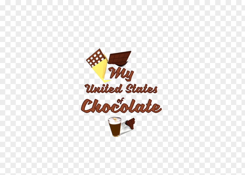 Watercolor Chocolate Logo Food Font PNG