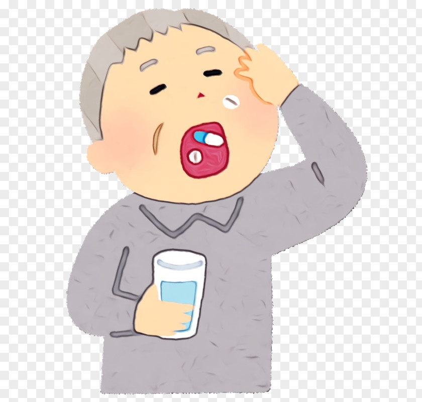 Cartoon Nose Drinking Drink Child PNG
