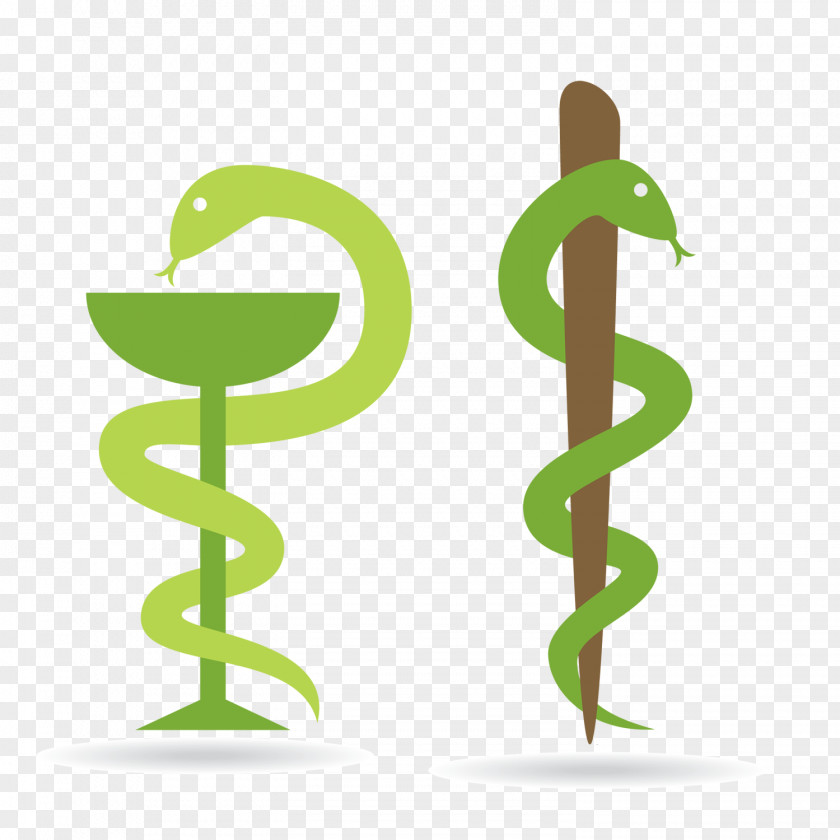 Creative Green Snake Crawling King Cobra Logo Serpent PNG